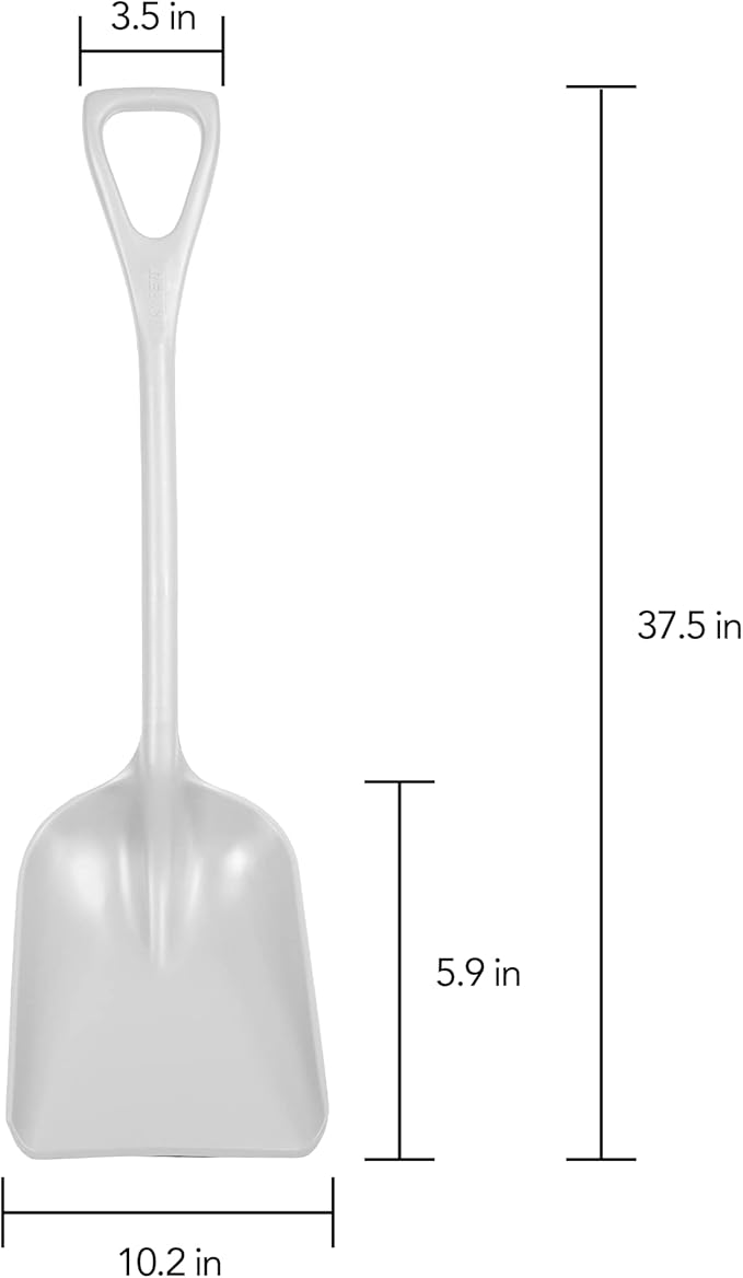 Remco 69815 Shovel,One-Piece,11",PP,White