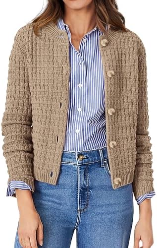PRETTYGARDEN Women's Fall Lightweight Cardigan Sweaters