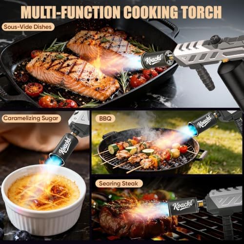 KOACKL 2 Pack 25.8" CSA Propane Torch 2372°F Adjustable Flame BBQ