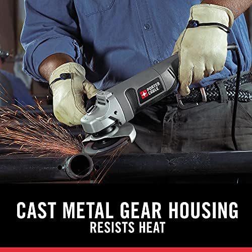 PORTER-CABLE Angle Grinder Tool, 4-1/2-Inch, 7.5-Amp (PC750AG) (Pack of 2)