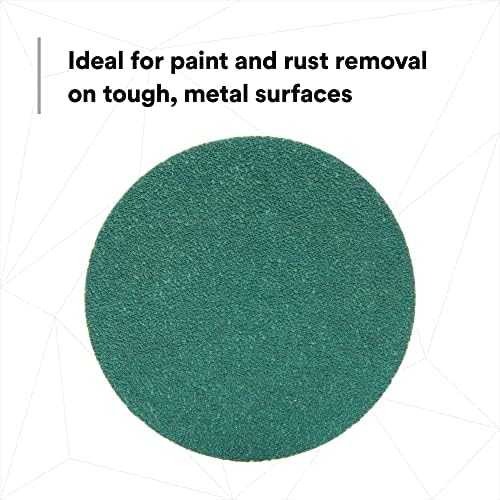 3M Green Corps Stikit Sanding Discs, 01548, No Hole, 6 in, 36+ Grade