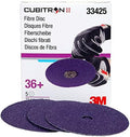 Cubitron 3M Cubitron II Abrasive Fibre Disc, 33425, 7 in x 7/8 in (180mm x 22mm), 36+, 5 discs per carton