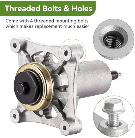 187292 192870 Spindle Assembly for 42 46 48 54 inch Mower Deck, 2PK