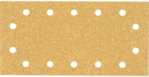 Bosch Professional 50x Expert C470 Sandpaper (for Hardwood, Paint on Wood, 115x230 mm, Grit 40, Accessories Orbital Sander)