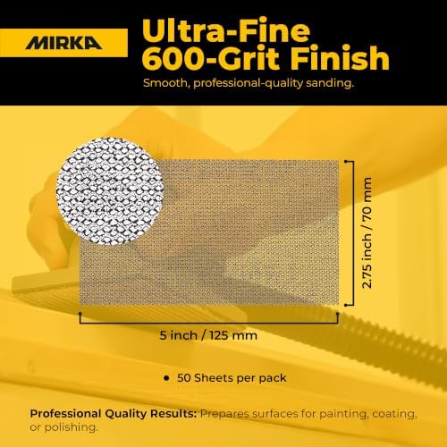 Mirka Abranet Abrasive Sheets 2.75 x 5 Inch Sanding Discs