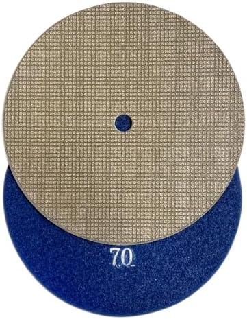 7" Electroplated Diamond Grinding Pad, 70/80 Diamond Grit