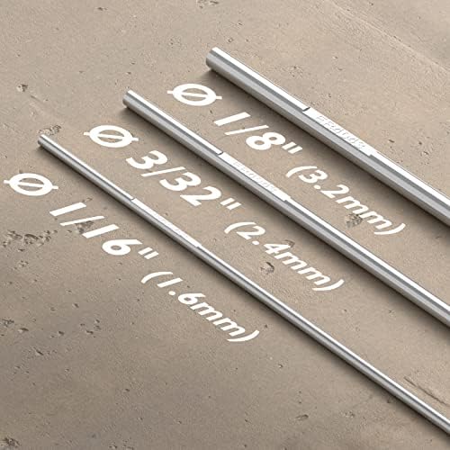 TOOLIOM ER4043 Aluminum TIG Rods, 1/16 x 16", 5 lb