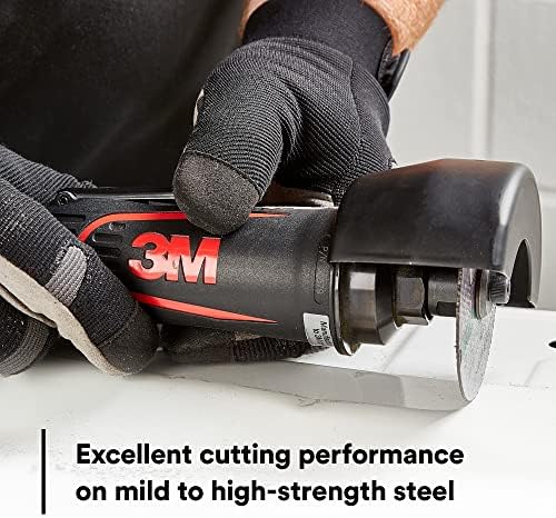 3M Cubitron II Cut-Off Wheel 33456, High Performance, Fast Cutting, Long Lasting, 3 in x .04 in x 3/8 in, Wheels/Carton
