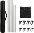 Universal Sunshade Tent Crossbar,Suitable for 10X20,10X15,10X10 pop-up sunshades,with Frame connectors,10 Foot Universal Crossbar,Suitable for 4cm Hexagonal Canopy Support Legs