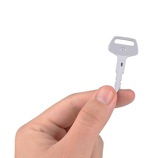 Heavy Equipment Ignition Key, 10 Pack 787 Komatsu Key, Replaces OEM Part TR261434 Fit Excavators, Dozers, Loaders and Backhoes