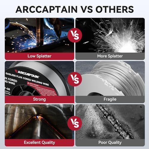 ARCCAPTAIN Flux Core Welding Wire E71T-GS .035" 10LB x 1