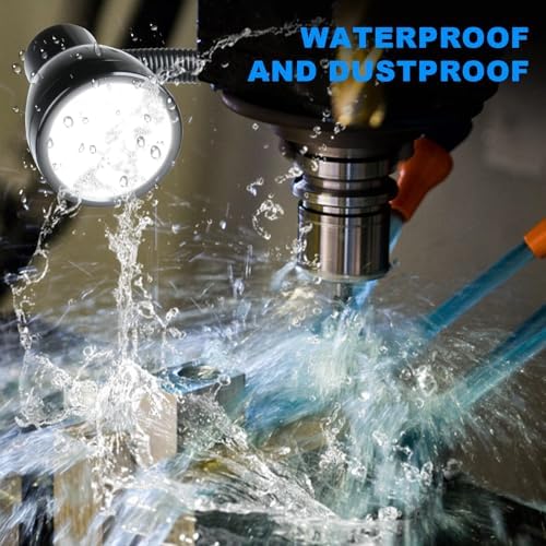 led work lights, IP65magnetic work light, 1200 lumen work lights for mechanics, magnetic base for milling machines, machine lights for workbenches and basements