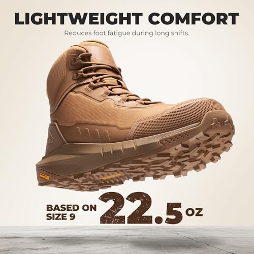 NORTIV 8 Men's Composite Toe Work Boots Slip Resistant