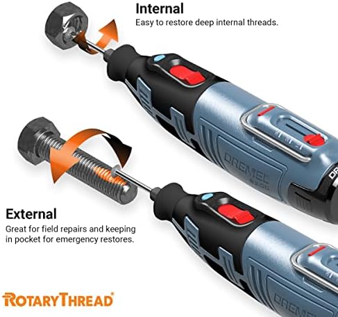 Repair Kits - Faster & Easier to Chase, Restore & Clean Internal or External Threads, All in One Universal Thread Files Set, Inch, Metric, Grooves, Glands, Acme, Buttress Thread