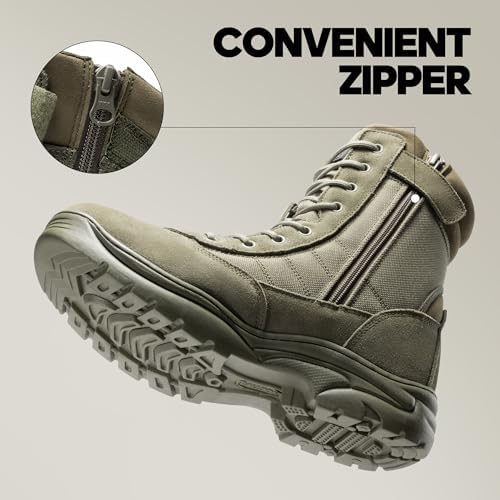 NORTIV 8 Men's Military Tactical Work Boots