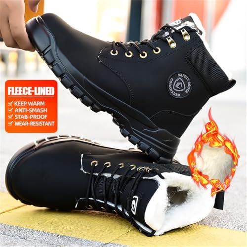 Steel Toe Boots for Women Men Waterproof Lightweight Safety Shoes