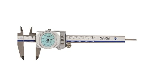 iGAGING 0-6" Electronic Digital Caliper Full Color LCD Display with Real Time Dial Movement, IP67 Protective Rating (100-670-06)