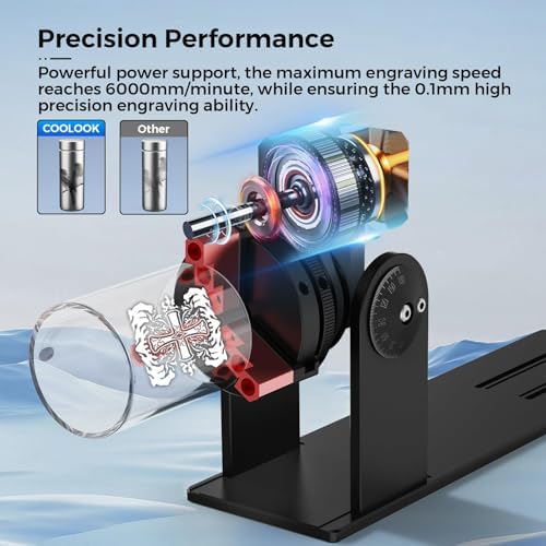CNC Router MachineCR1 Rotary Roller, Y-axis Rotary, High Torque NEMA 23 Stepper Motor, Linear Rails & Ball Screws 3-Axis Engraving Milling Machine for Wood Cutting (CR1)