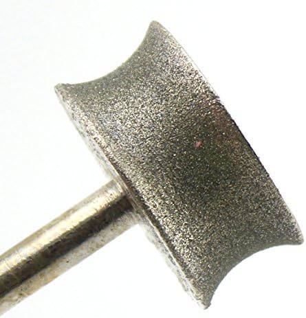 ILOVETOOL Diamond Mounted Point 40mm CONCAVE Cylinder Head Jade Carving Tools