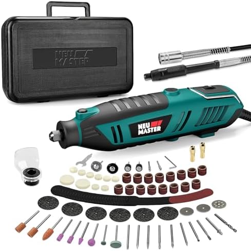 NEU Master 200W Rotary Tool Kit, 10000-35000RPM Corded Rotary Tool for DIY