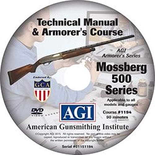 Armorer’s Course Video on DVD for Mossberg 500 Series Shotguns - Technical Instructions for Disassembly, Cleaning, Reassembly and More