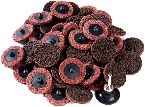 2 Inch Medium Sanding Discs 50 PCS Quick Change Disc with 1/4" Shank