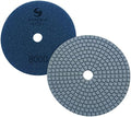 PPW129D Diamond Polishing Pads 4" For Concrete Terrazzo Marble Granite Edge Countertop Floor Wet Polishing, Grit 8000 - Pack of 2