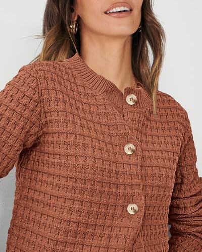 PRETTYGARDEN Women's Fall Lightweight Cardigan Sweaters