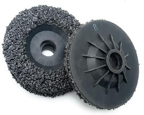 SIGNI 5 Pack SiC Plastic Back Grinding Wheel for Granite/Marble/Concrete and Glasses (4.5 INCH, 8 GRIT)