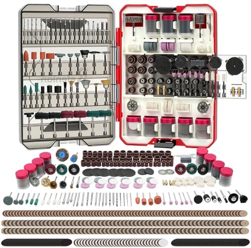 699PCS Rotary Tool Accessories Kit, 1/8" Universal Shank