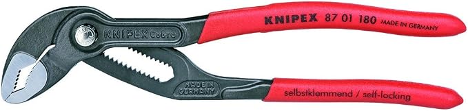 KNIPEX High Leverage Diagonal Cutter Set (7401250SBA) + KNIPEX 2 Piece Cobra Pliers Set (8701180 & 8701250) (003120V01US)