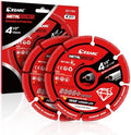 EZARC Diamond Cutting Wheel 4 1/2 x 7/8 Inch for Metal, Cut Off Wheel with 5000+ Cuts on Rebar, Steel, Iron and INOX, 2 Pack