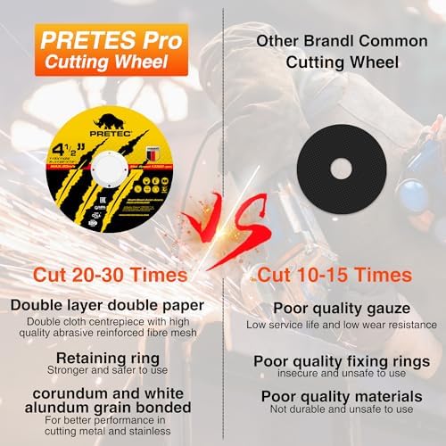 27 Pack Cut Off Wheels 4-1/2", Metal Cutting Wheel for Angle Grinder