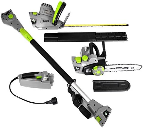 Earthwise CVP41810 2-in-1 Convertible Pole Hedge Trimmer