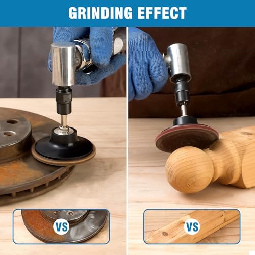 S SATC 45Pcs Sanding Disc 3 Inch Quick Change Discs 1Pcs 1/4” Shank Holder Fine Medium Coarse for Die Grinder Sanding Disc Polish Rust Wood Sanding