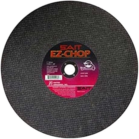 United Abrasives- SAIT 24034 12-Inch x 3/32-Inch x 1-Inch 5100 Max RPM Type 1 EZ-Chop Saw Wheel, 10-Pack