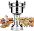 750g Grain Mill Grinder,High Speed Electric Stainless Steel Flour Mill for Wheat, Spices, Corn and Other Dry Food Grinders, Multipurpose Electric Grinder for Home Kitchen Use