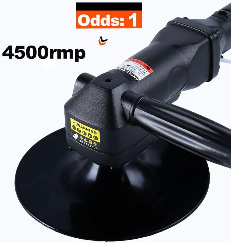 7" Pneumatic Sander Polisher, 4500 RPM Variable Speed Air Tool for Auto