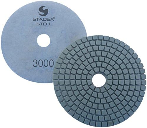 PPW144D Diamond Polishing Pads 4 Inch For Concrete Terrazzo Marble Granite Countertop Floor Wet Polishing, Grit 3000 - Pack of 5