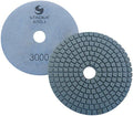PPW161D Diamond Polishing Pads 4 Inch For Concrete Terrazzo Marble Granite Countertop Floor Wet Polishing, Grit 3000 - Pack of 10