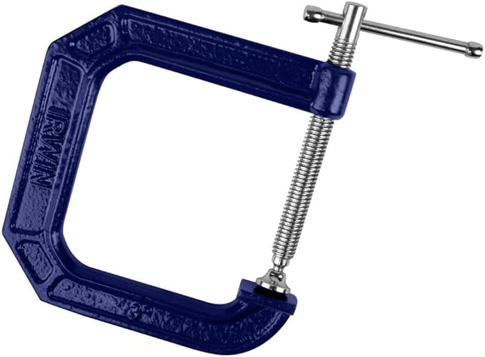 Irwin Quick-Grip 100 Series Deep Throat C-Clamp, 3 In By 4 1/2 In