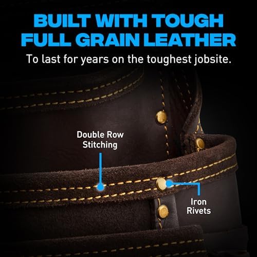 OX Drywall Tool Belt + Suspenders - Leather Tool Pouch Rig - Size L