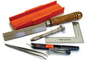 Zona 38-700 Hobby Tool Kit, Plastic Mini Miter Box 35-250, 32Tip Ultra Thin Razor Saw 35-200, Pin Vise 37-140, L-Square Ruler 37-434, Retractable Knife Set 39-850