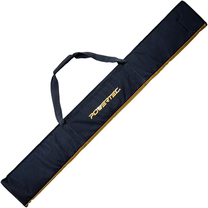 POWERTEC 71411V 59" Track Saw Guide Rail Bag for Makita, and DEWALT | W/Dual-Sided Padding For Secure Rail Placement