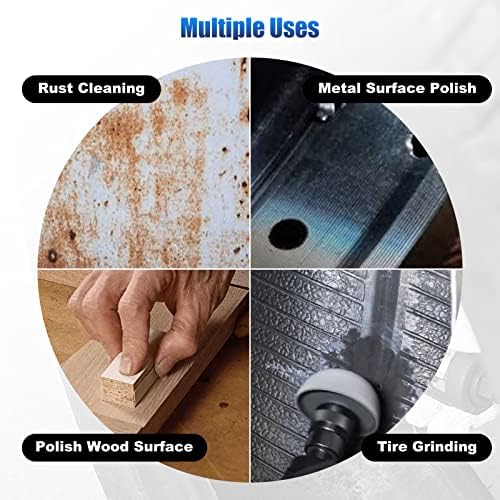 Sporacingrts Tire Repair Buffer Kit with Buffing Wheels and Tools