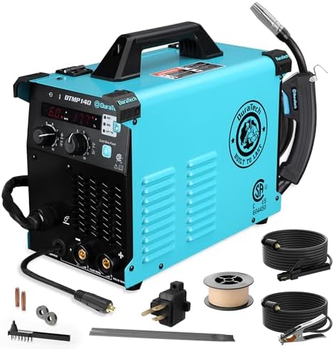 DURATECH 140Amp MIG Welder, 120V 4-in-1 Welding Machine with Welding Gun