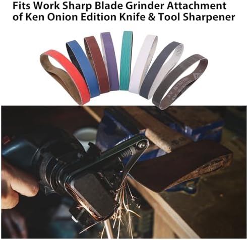 16 Pack 1 x 18 Inch Replacement Sanding Belts for Knife Sharpening