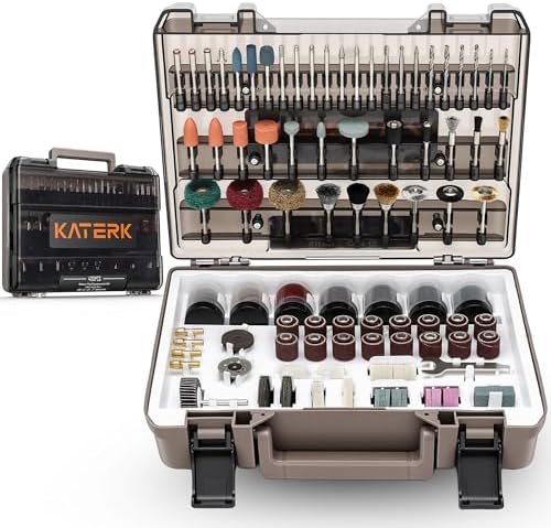 Katerk 420PCS Rotary Tool Accessories Kit Universal Drill Bit Tool Set