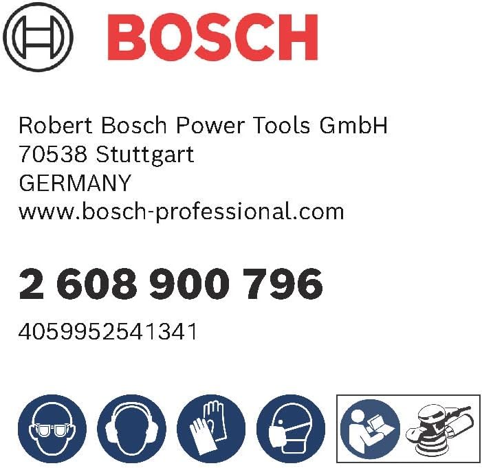 Bosch Professional 5x Expert C470 Sandpaper (for Hardwood, Paint on wood, Ø 115 mm, Grit 80, Accessories Random Orbital Sander)