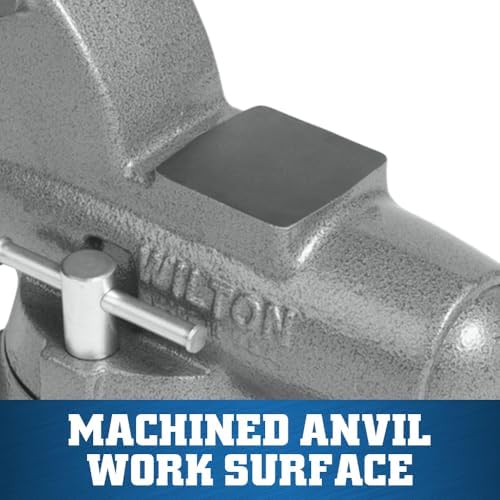 Wilton Pipe & Bench Vise, 3-1/2" Jaw Width, 5" Max Jaw Opening, 4-1/2" Throat (Model C-0)